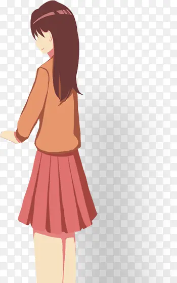 手绘女孩PNG图片素材下载_图片编号qrvgvvka-免抠素材网