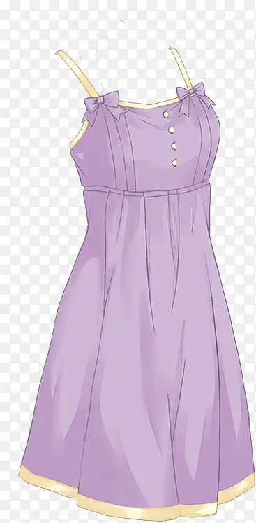 可爱紫色裙子