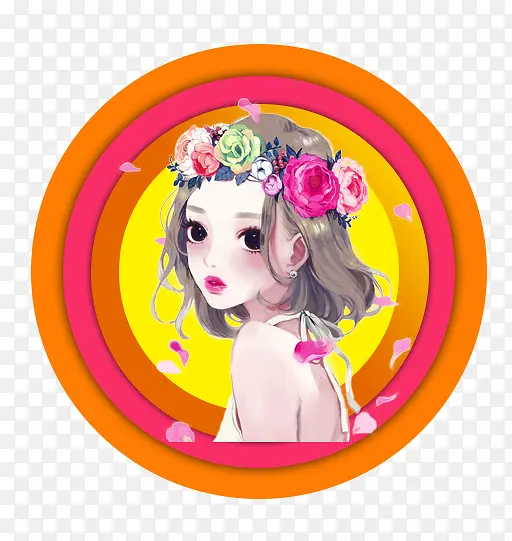 卡通美女