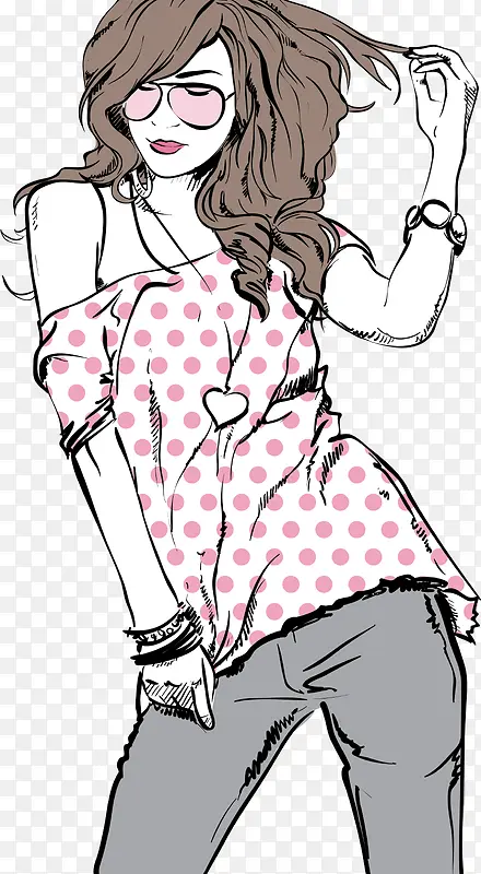 矢量模特