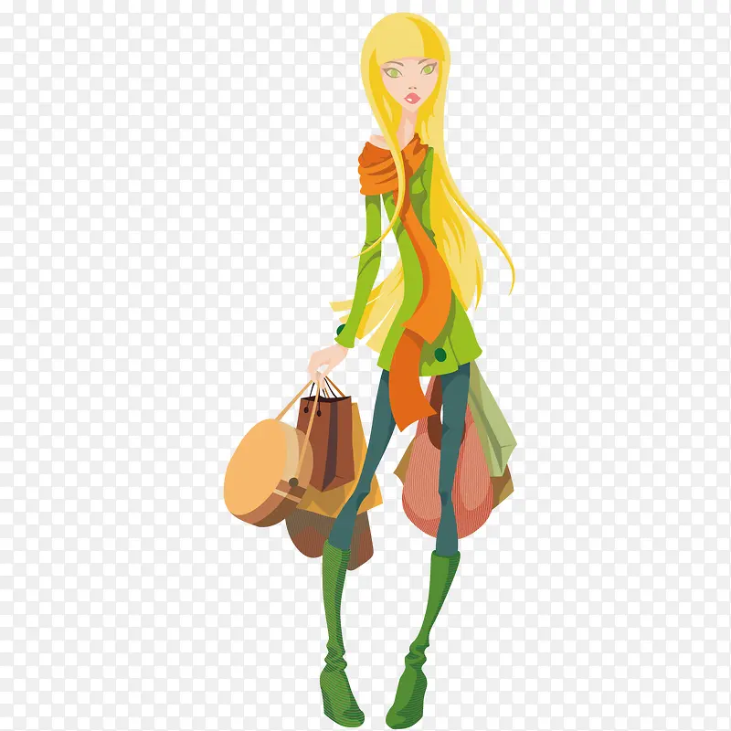 购物美女