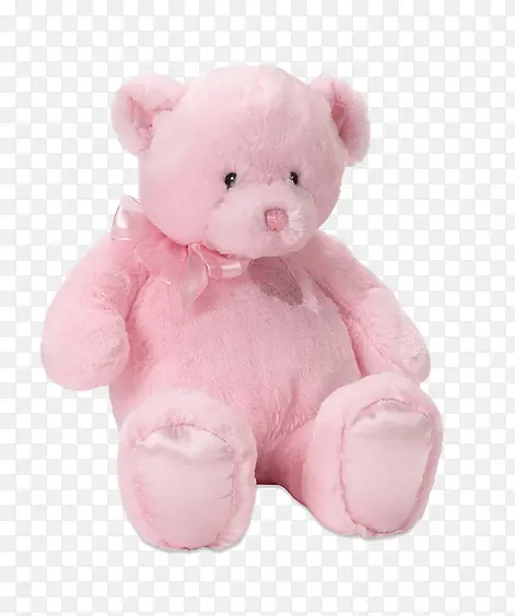 粉红色毛熊