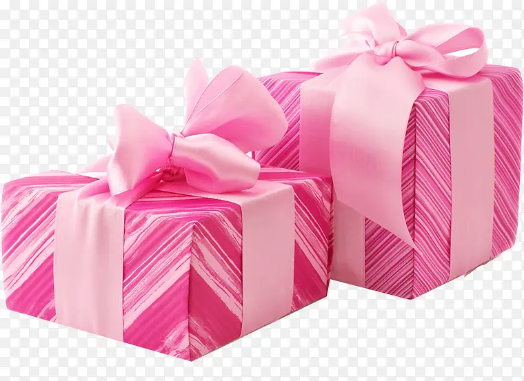 高清粉色丝带礼物