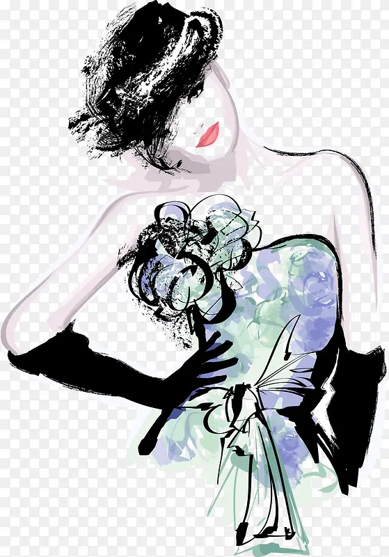 时尚模特美女
