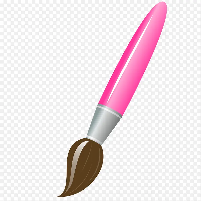 粉红色颜料笔模型