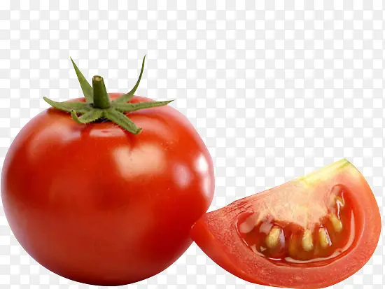 红色新鲜西红柿