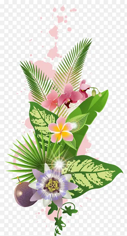 手绘鲜花