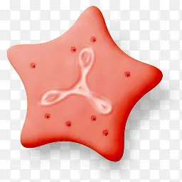 星星饼干粉红色