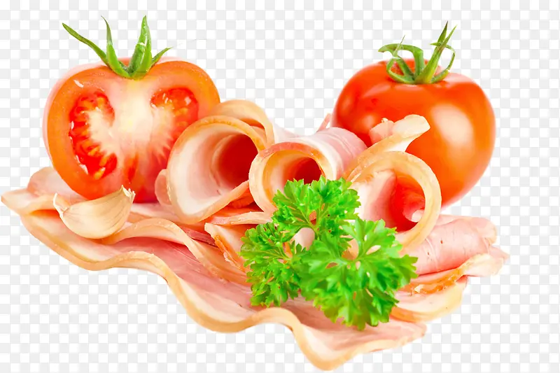 西红柿和肉