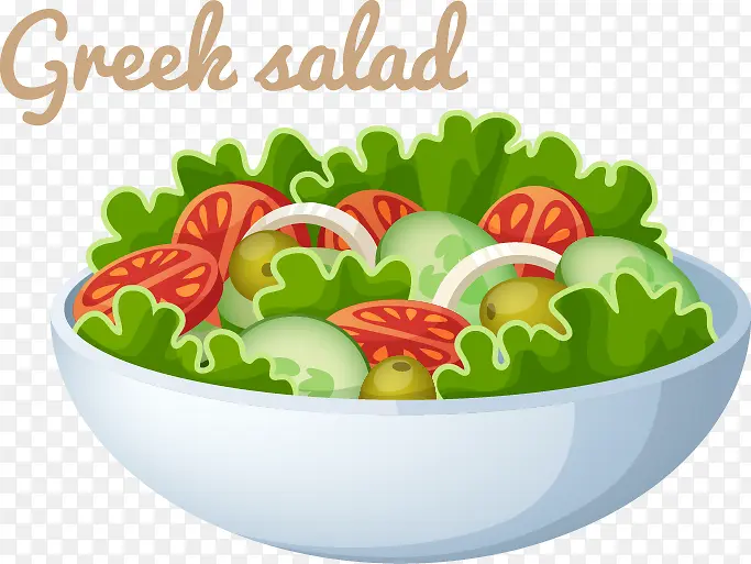 蔬菜沙拉餐饮图标