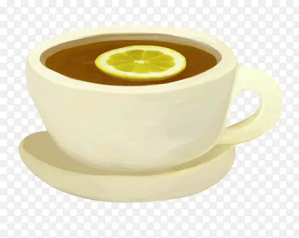 手绘柠檬茶
