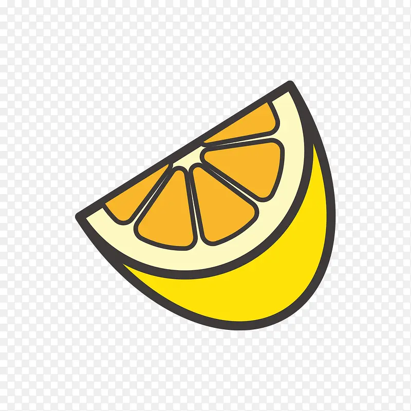 卡通水果维生素营养柠檬