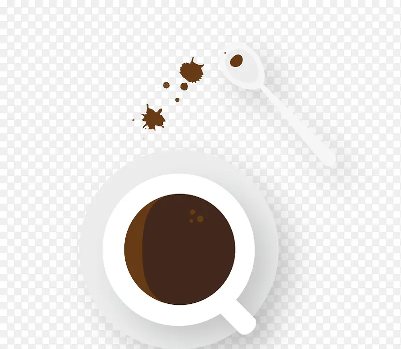扁平化咖啡杯