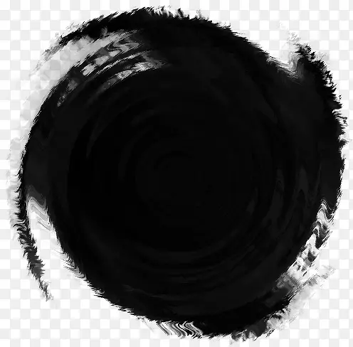 圆环黑色素材
