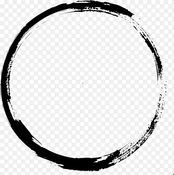 墨迹素材圆圈黑色圆圈