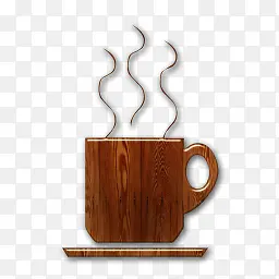木质咖啡杯