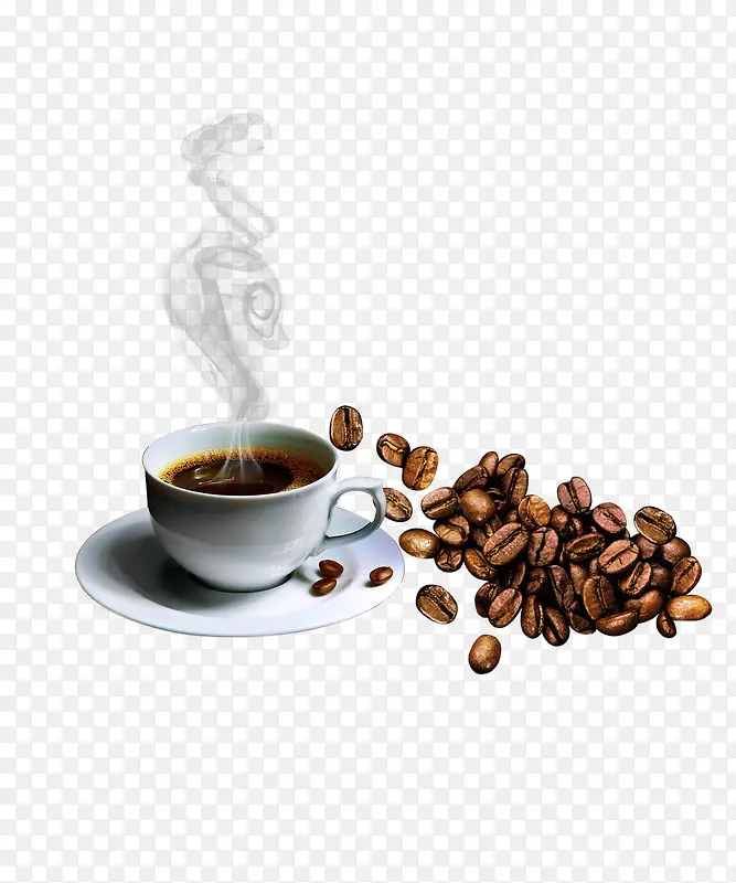 咖啡豆咖啡原料免抠素材