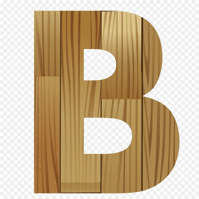 木纹英文字母B