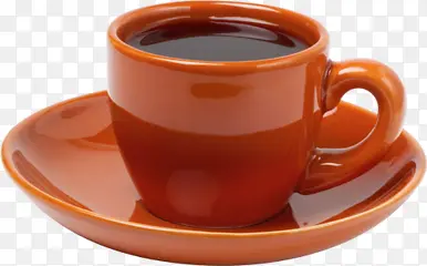 棕色咖啡杯子