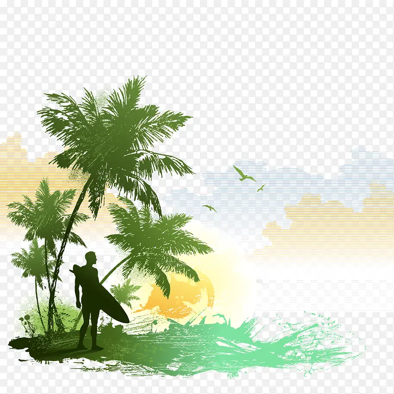 夏日元素