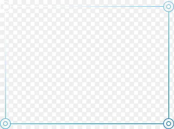 蓝色边框素材