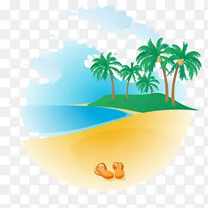 椰子沙滩