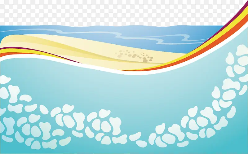 夏日度假海报设计素材