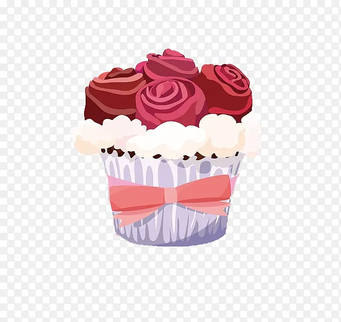 手绘玫瑰花蛋糕