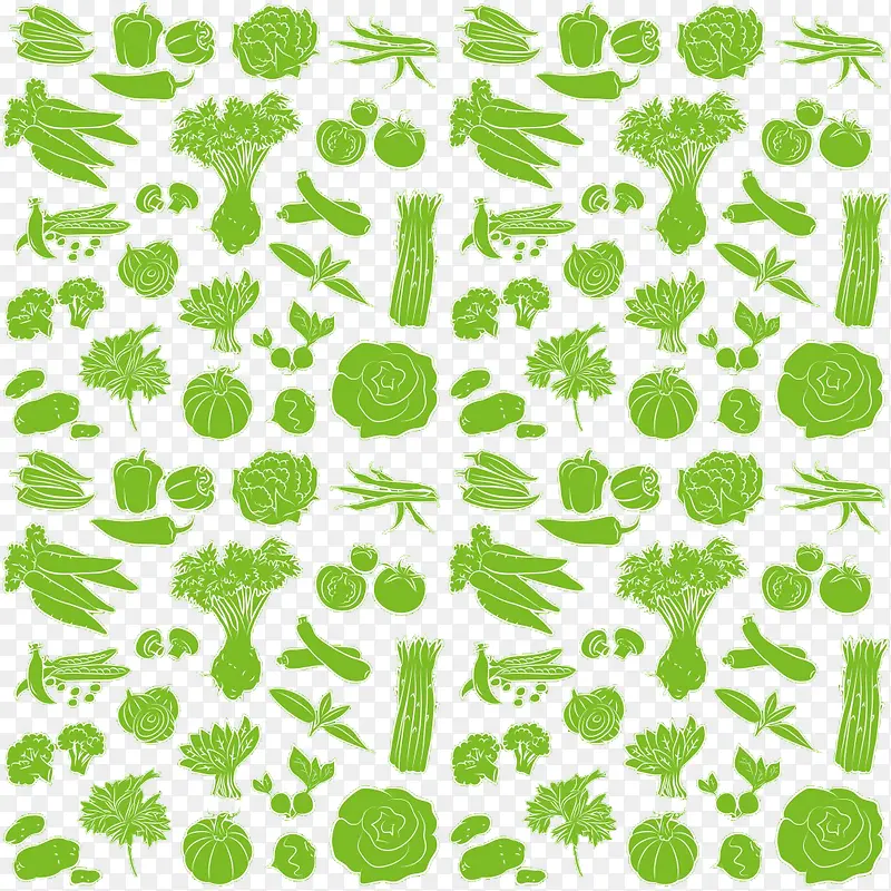 绿色蔬菜底纹