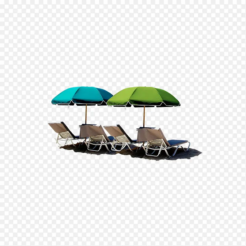 夏季沙滩太阳伞