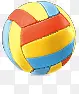 彩色沙滩球排球