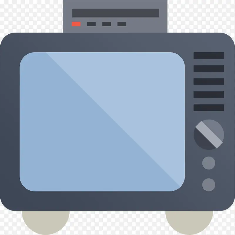 电视Flat-Design-Icons