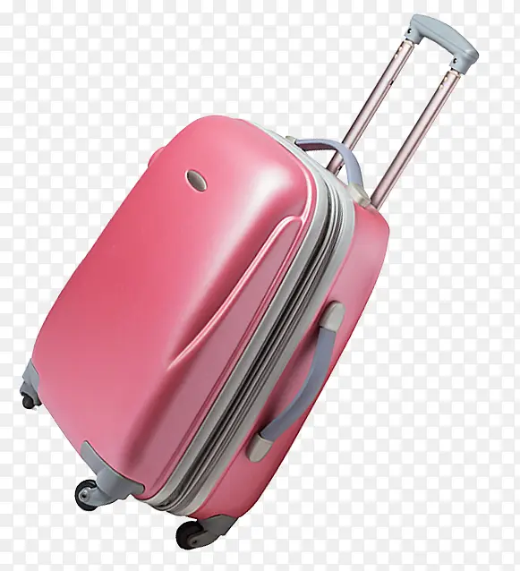 粉色行李