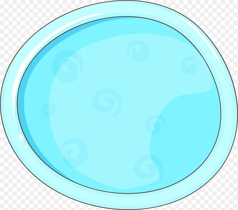 蓝色的圆圈
