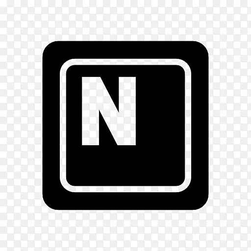 大写字母N按键图标
