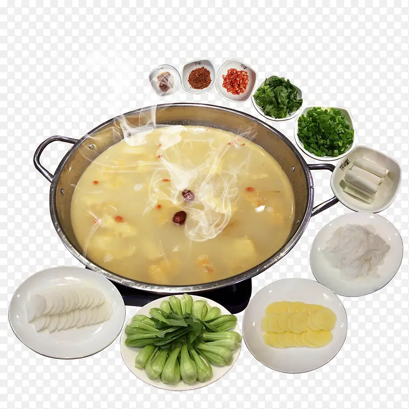 酥肉汤锅美食食物