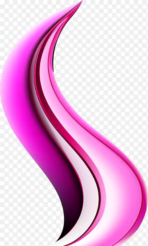 紫色曲线弧形