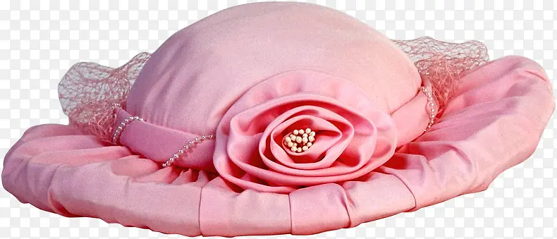 粉色女士帽子
