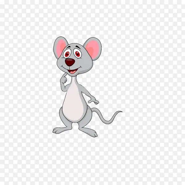 卡通可爱的小老鼠