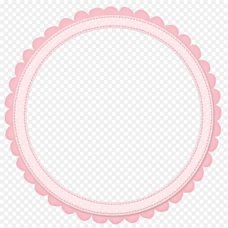 粉色甜蜜圆环设计