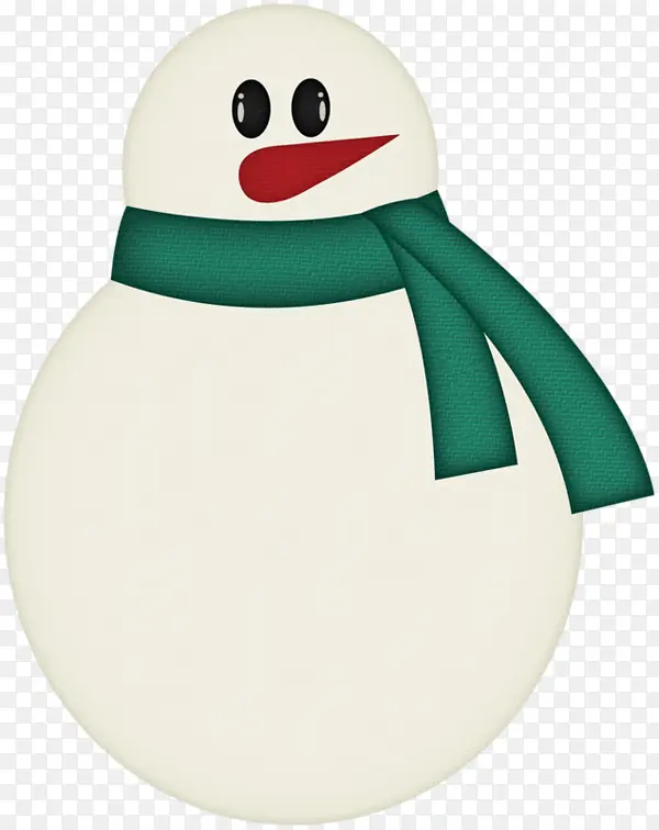 白色雪人