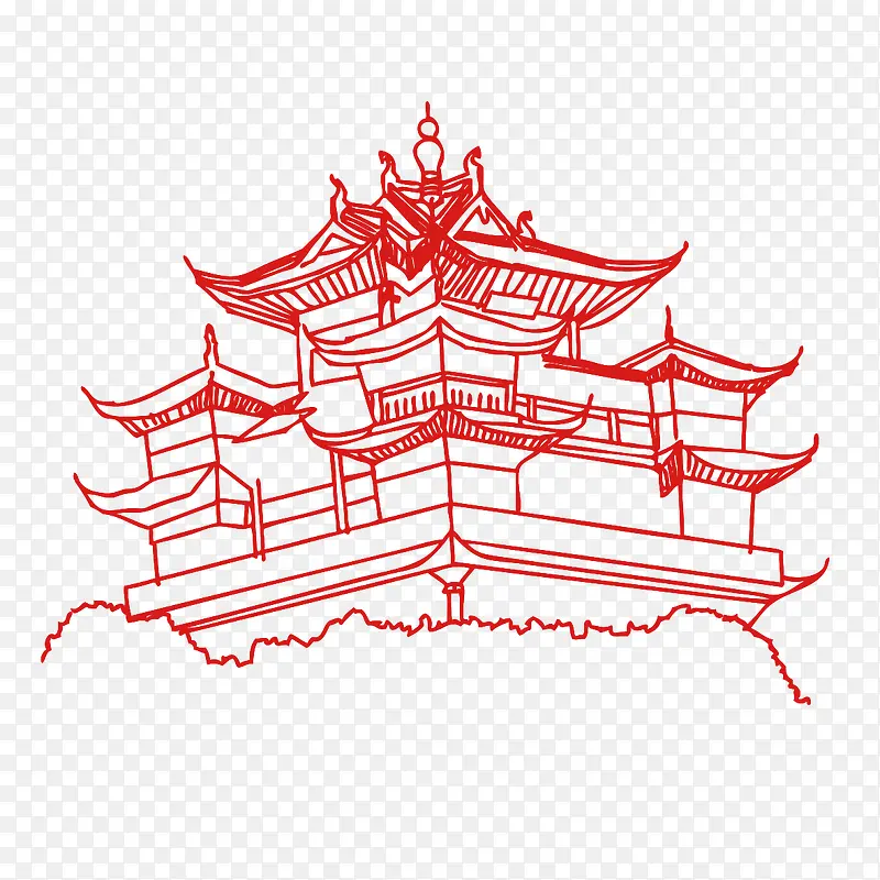 手绘杭州免费下载