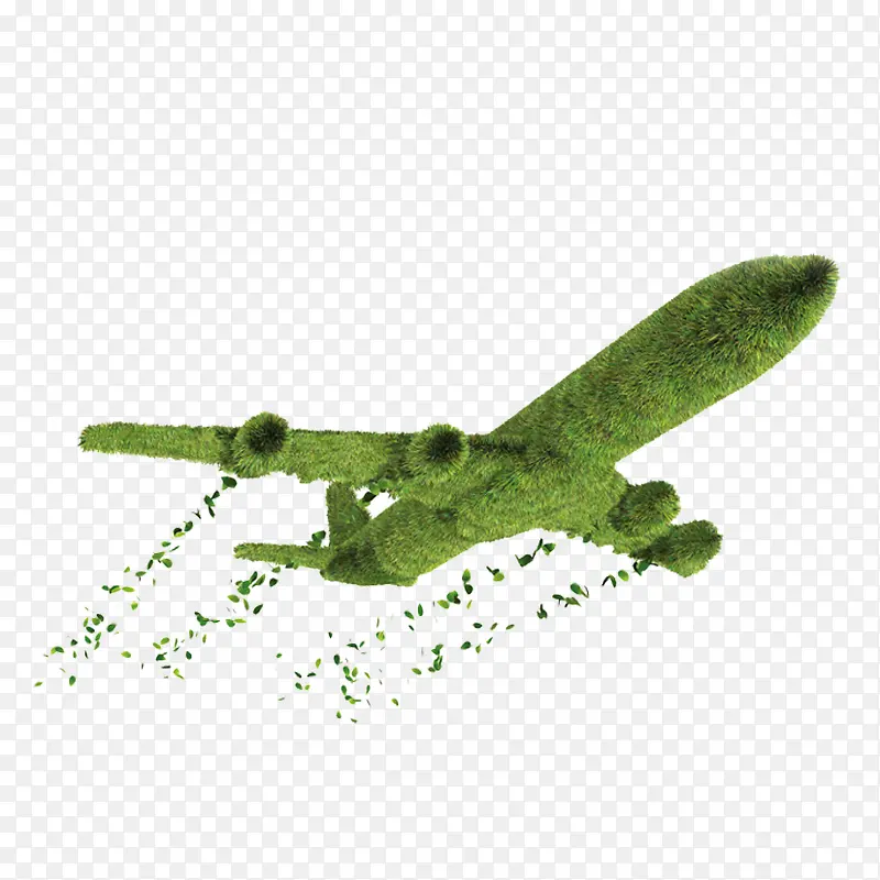 绿色飞机