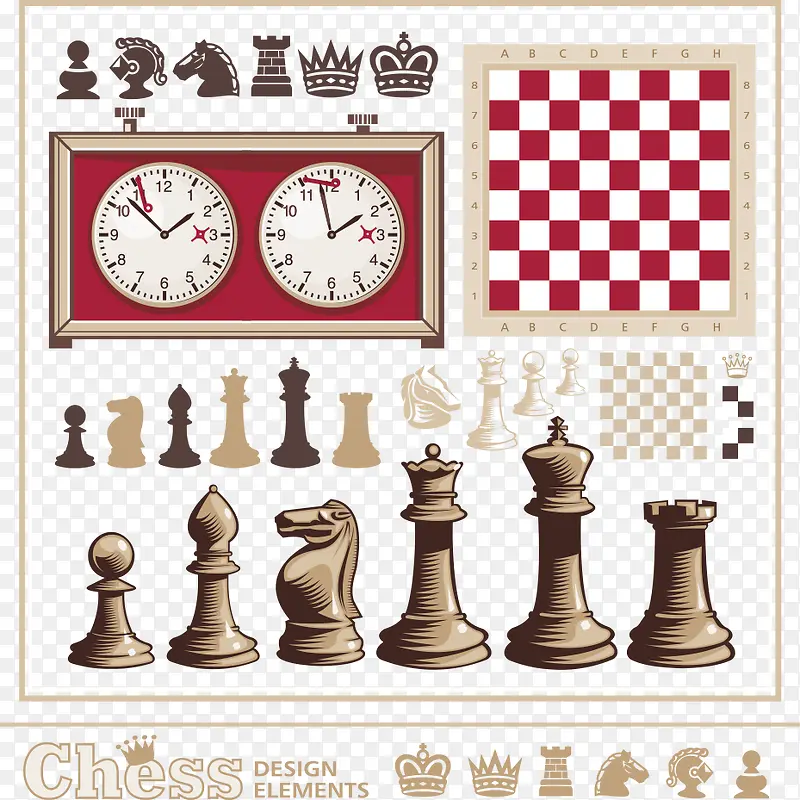 矢量国际象棋与计时器