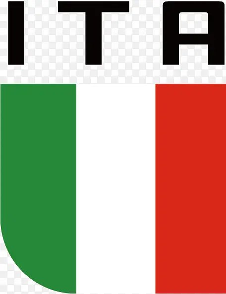 意大利国旗矢量图