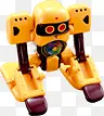黄色变形儿童机器人玩具
