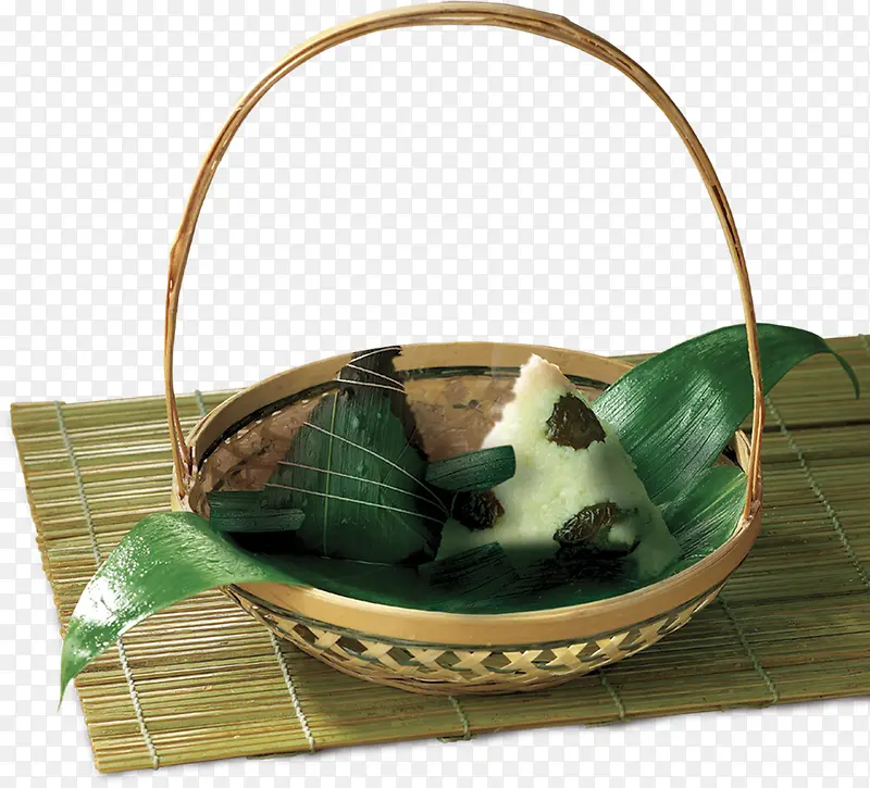 端午节一篮子粽子装饰图片