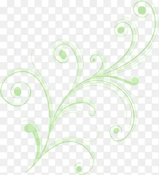 绿色活动藤蔓装饰