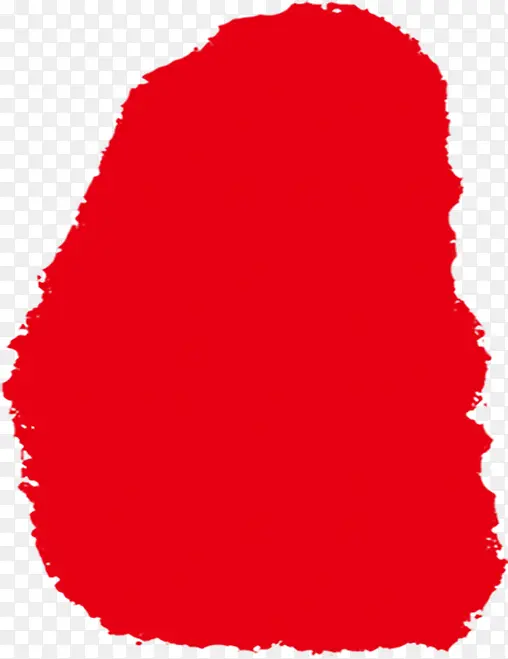 不规则几何形状红色印章合成