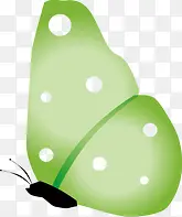 绿色蝴蝶主题淘宝海报设计